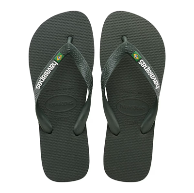 Havaianas Brasil Logo 5983 Green Olive