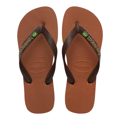 Havaianas Brasil Logo 2815 Rust / Coffee