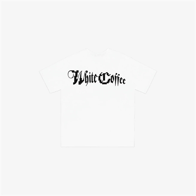 White Coffee Digital Logo Tee White/Black NB kun i butikken