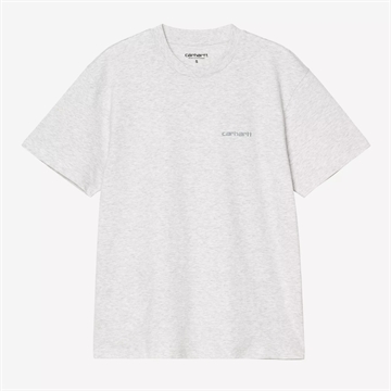 Carhartt WIP W´ T-shirt Script Embroidery Ash Heather / Citadel