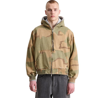 Alis Cochet Hooded Jacket Camouflage