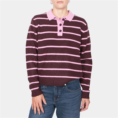 JJXX Girl Ruby Polo Neck Knit Orchid Smoke