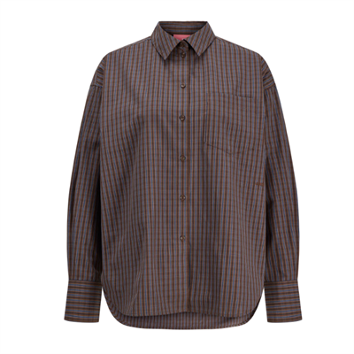 JJXX Jamie Relaxed Poplin Shirt Carafe Wild Wind / Night Sky