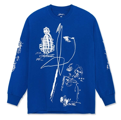 Last Resort AB T-shirt l/s Expando Klein Blue / White