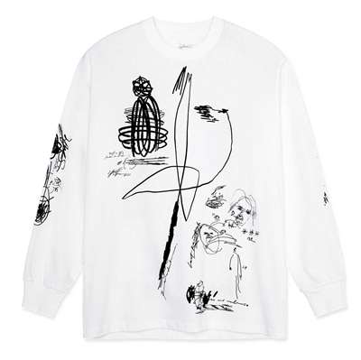 Last Resort AB T-shirt l/s Expando White/Black