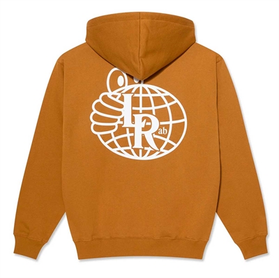 Last Resort AB Sweat Hoodie Atlas Monogram Golden Brown / White