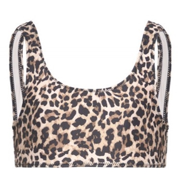 Rosemunde Shiitake Bikini Top Leopard Print