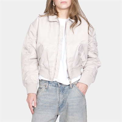 Levis Bowie Crop Bomber Chateau Gray