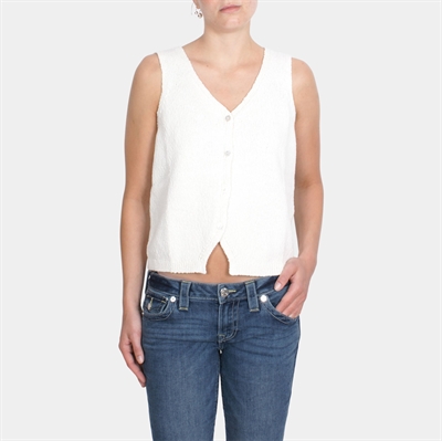 Levis Helen Mini Boucle Vest Tofu Cotton