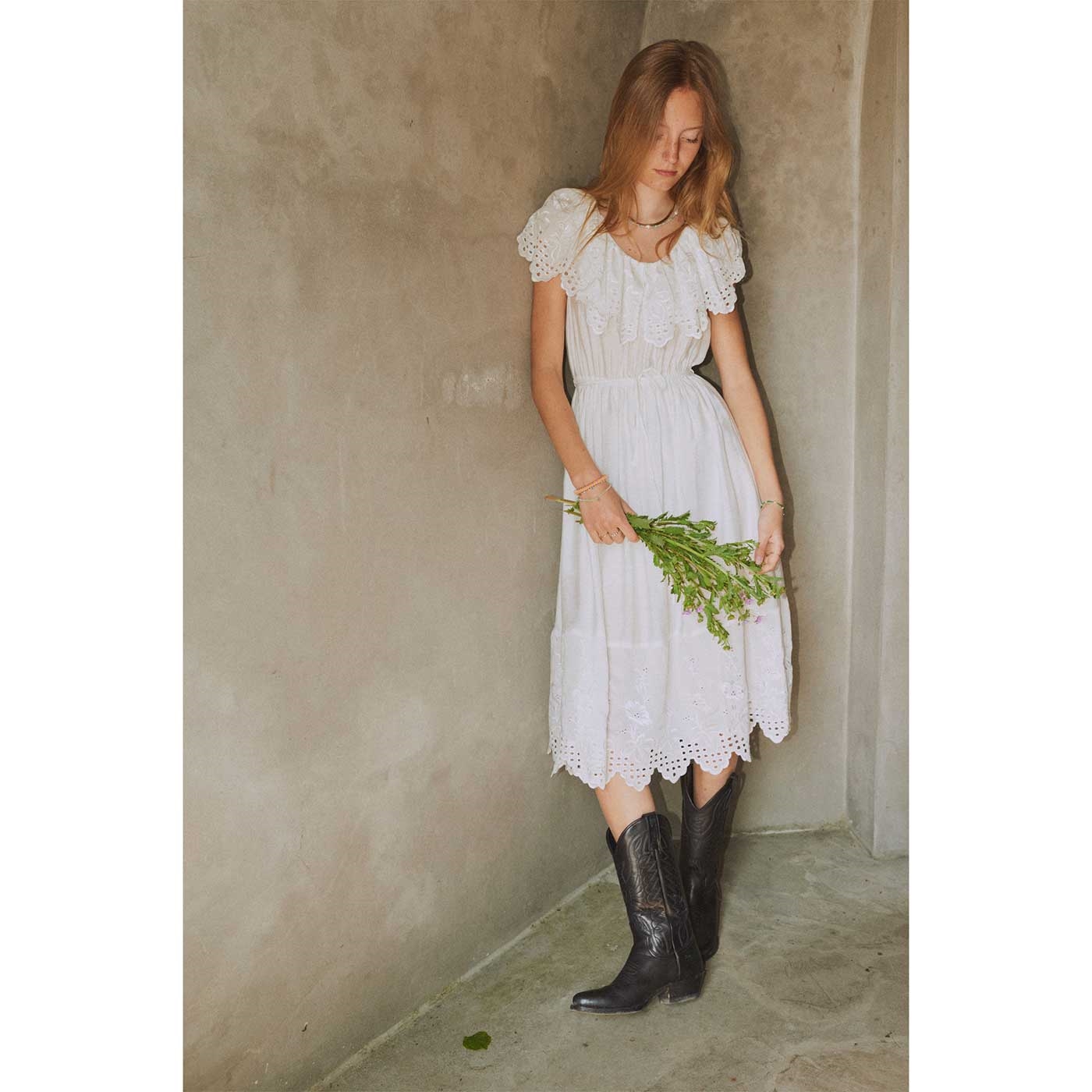 white christmas dresses DESIGNERS, REMIX GIRLS dress Sanremo White girls main image 0