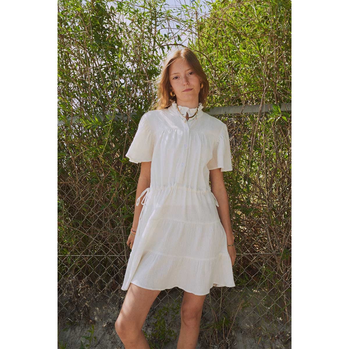 designers remix white dress Claire Gown White
