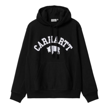 Carhartt WIP Hooded Sweatshirt Locker Black / White