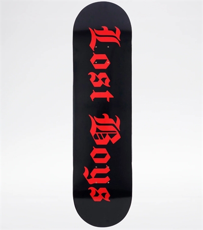 Lost Boys Skateboard Red Logo Black