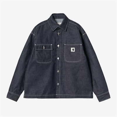 Carhartt WIP W Louis Shirt Jacket Blue Rigid