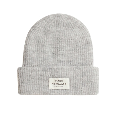 Mads Nørgaard Beanie Anju 200616 Light Grey Melange