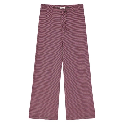 Mads Nørgaard Pants Verona Stripe Rosin / Carmin Rose