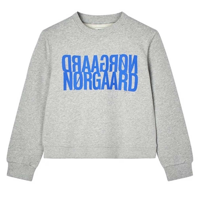 Mads Nørgaard Sweatshirt Talinka Light Grey Melange