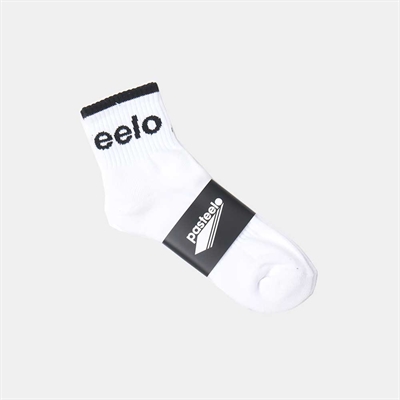 Pasteelo Sports Socks Mid White/Black
