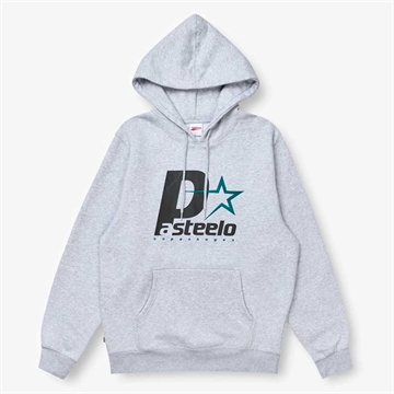 Pasteelo P Steelo Hoodie Heather Grey / Dark Teal