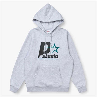 Pasteelo P Steelo Hoodie Heather Grey / Dark Teal