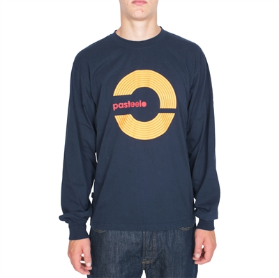 Pasteelo T-shirt Grooves l/s Navy