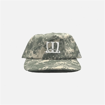 White Coffee W Logo Cap Pixels Camo