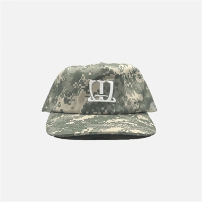 White Coffee W Logo Cap Pixels Camo