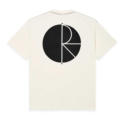 Polar Skate Co Contrast Tee Fill Logo Ivory / Black