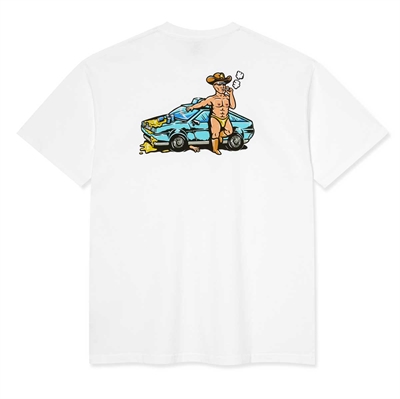 Polar Skate Co T-shirt Cowboy Cop White