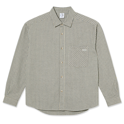 Polar Skate Co Shirt Mitchell l/s Creme Check