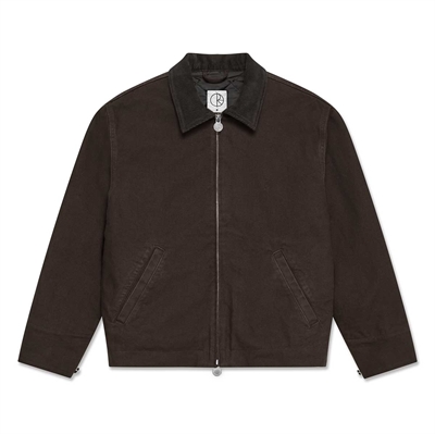 Polar Skate Co Cliff Jacket With Quilted Lining Chocolate
