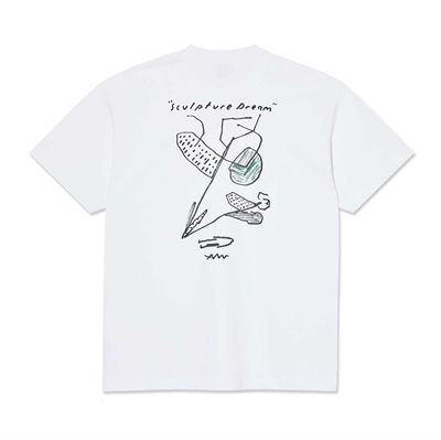 Polar Skate Co Tee Sculpture Dream White
