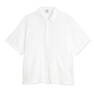 Polar Skate Co. Bowling Shirt Double P Cloud White