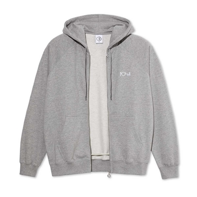 Polar Skate Co. Hoodie Default Zip Heather Grey