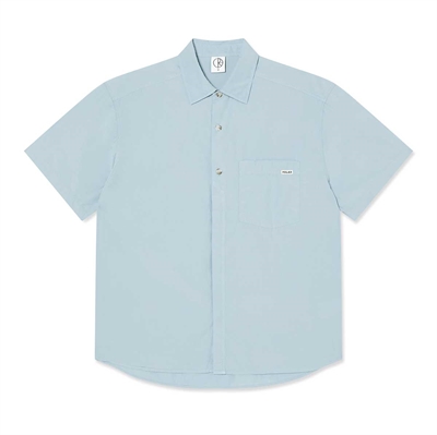 Polar Skate Co Mitch Shirt Dove Blue