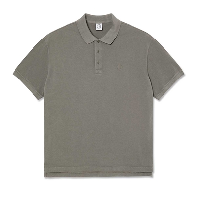 Polar Skate Co Surf Polo Shirt Washed Grey
