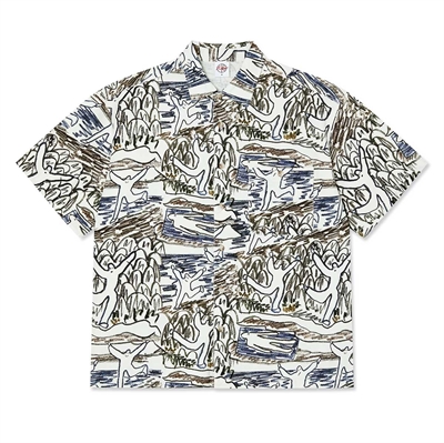 Polar Skate Co Tom Shirt Beach Day Off White
