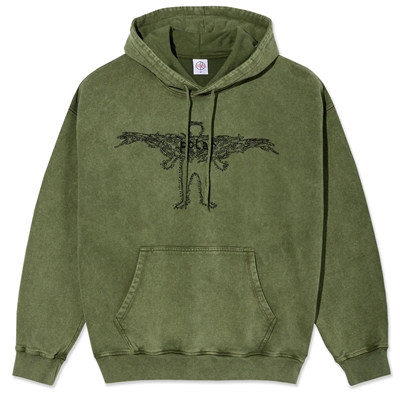 Polar Skate Co Acid Frank Hoodie Soul Army Green