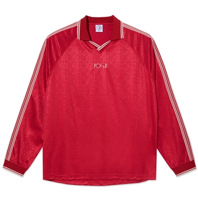 Polar Skate Co Davie LS Shirt Red