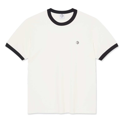 Polar Skate Co T-shirt s/s Ringer Cloud White / Navy