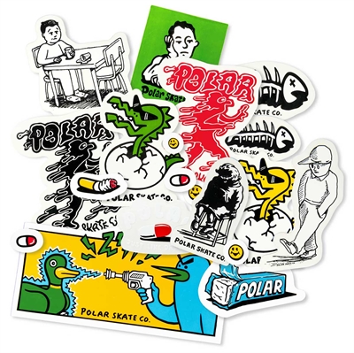 Polar Skate Co Sticker pack Jacob´s corner