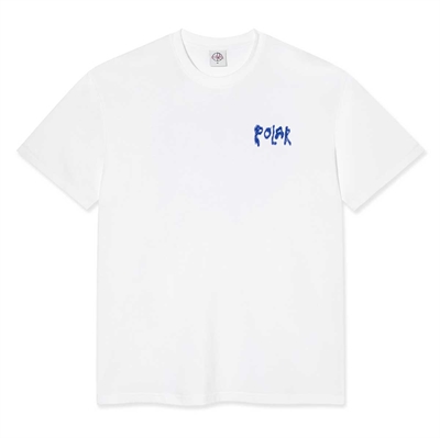 Polar Skate Co T-shirt s/s Bear White