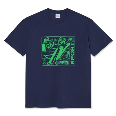 Polar Skate Co T-shirt s/s Club Inc Dark Blue