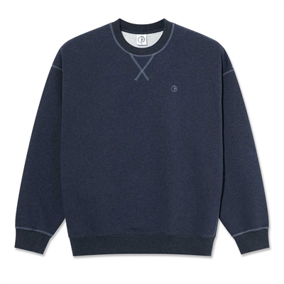 Polar Skate Co Frankie Crewneck Navy Melange