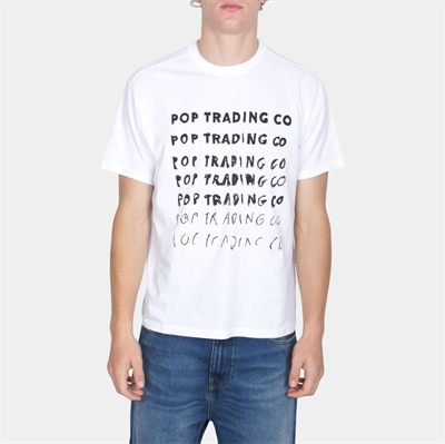 Pop Trading Company Sketchy T-shirt White
