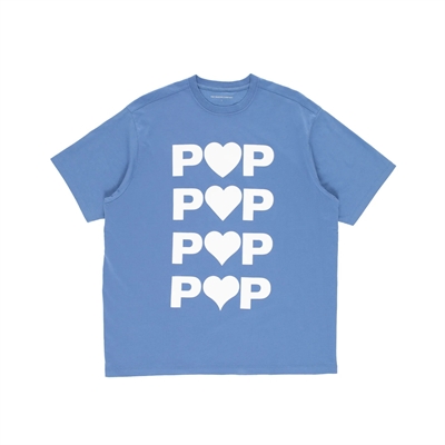 Pop Trading Company Hearts T-shirt Dutch Blue