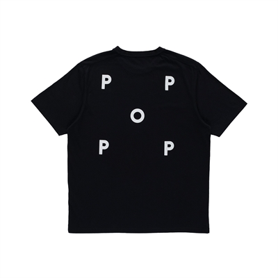 Pop Trading Company Logo T-shirt Black/White