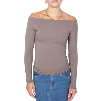 Rosemunde Top Biarritz l/s Off Shoulder G0170-926 Falcon