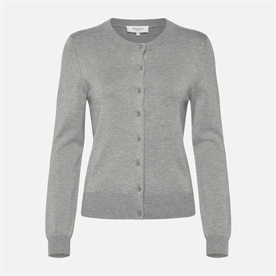 Rosemunde Denise LS Regular Cardigan Light Grey Melange