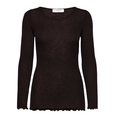 Rosemunde Scoop Neck l/s Black